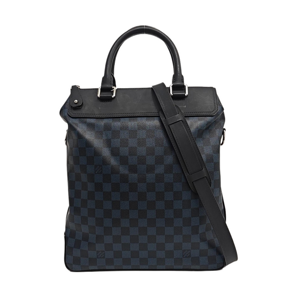 GREENWICH Damier Coated Canvas Blue