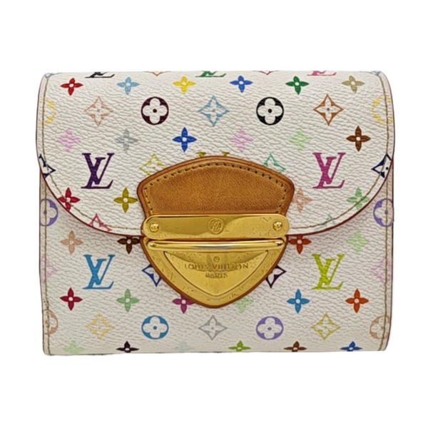 LV × TM KOALA Monogram Coated Canvas White Wallet