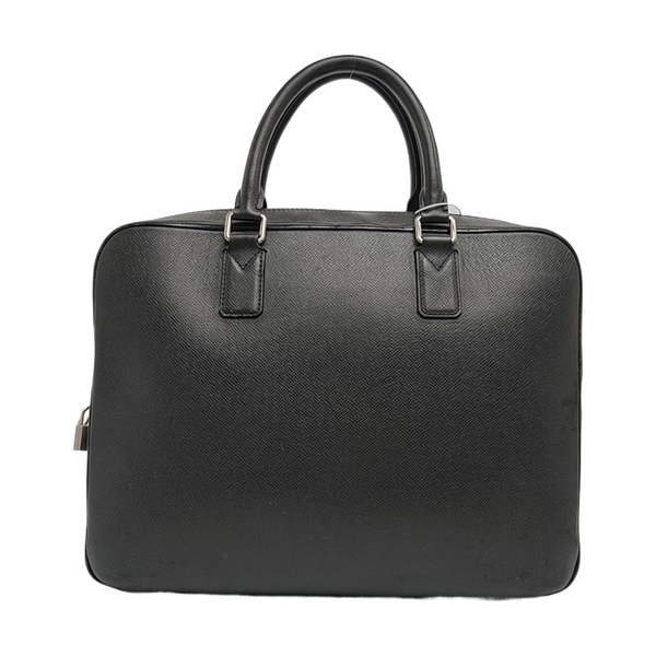 Calfskin Top Handle Bag Black