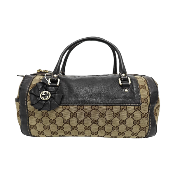 Monogram Canvas Top Handle Bag Brown