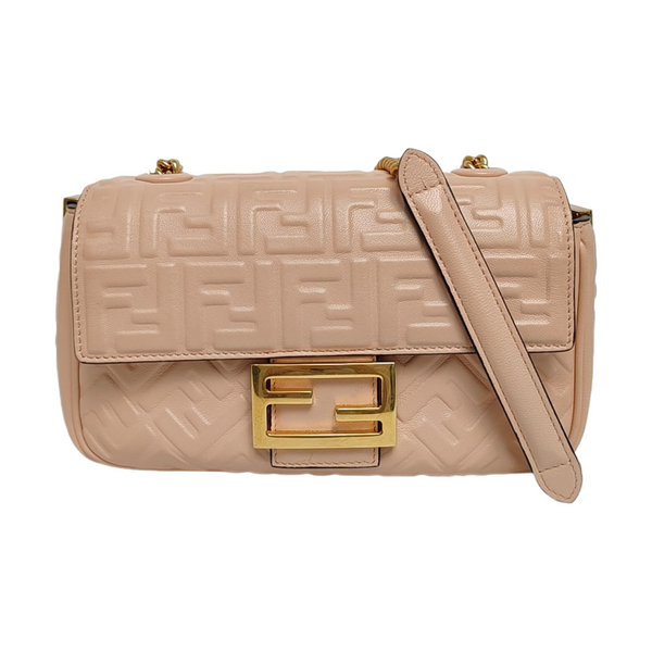 Authenticated pre-owned Baguette Medium Lambskin Pink - Shoulder Bag at Looply