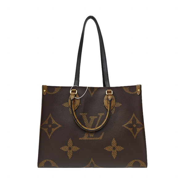 ONTHEGO MM Monogram Coated Canvas Brown
