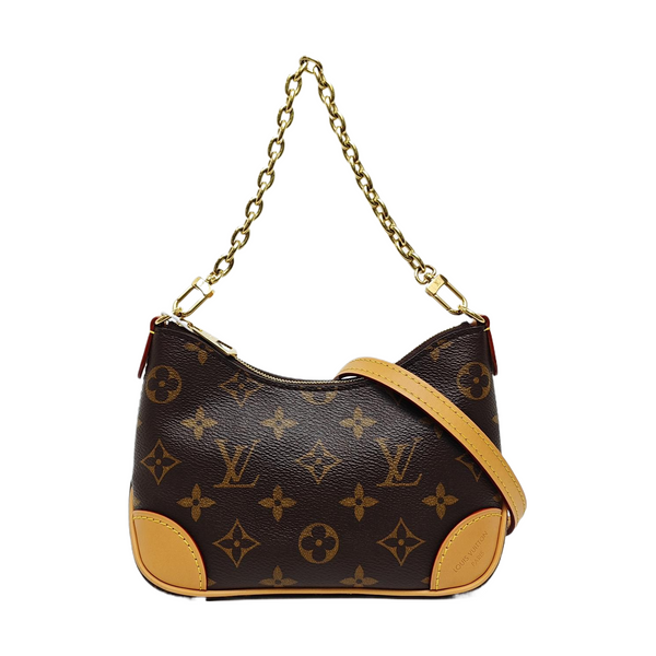 BOULOGNE Nano Monogram Coated Canvas Brown