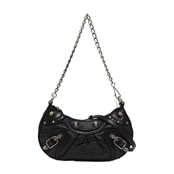 Le Cagole Mini Lambskin Black