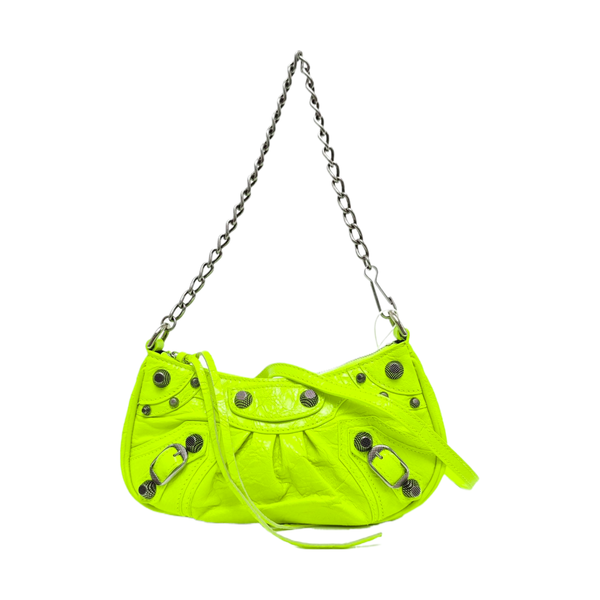 Le Cagole Mini Calfskin Green
