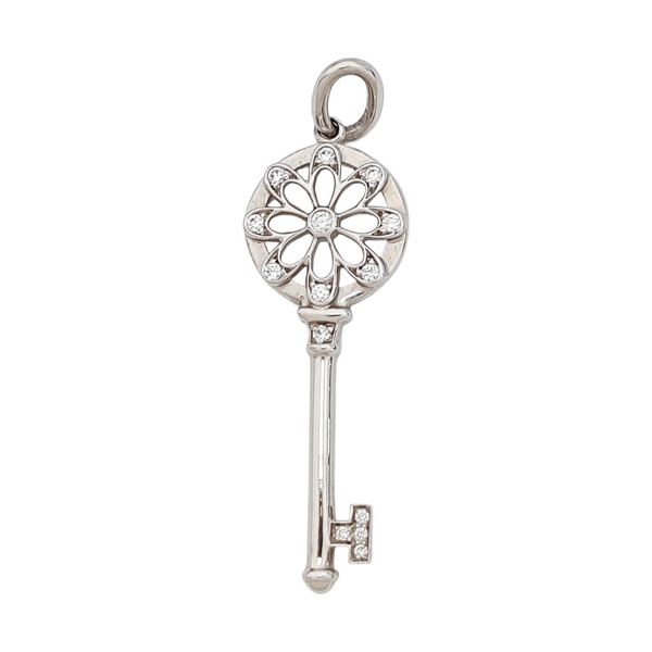 Tiffany Keys 18k Gold Silver Pendant