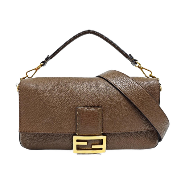 Baguette Calfskin Brown