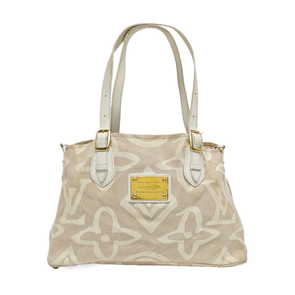 TAHITIENNE CABAS MM Monogram Canvas Beige