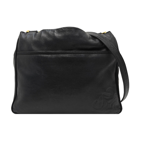 Lambskin Shoulder Bag Black