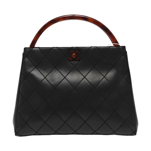 Quilted Lambskin Black