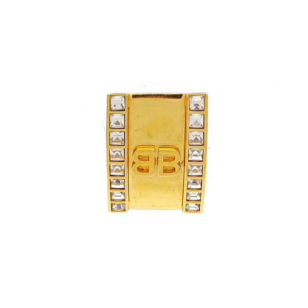 Metal Gold Clip On Earrings