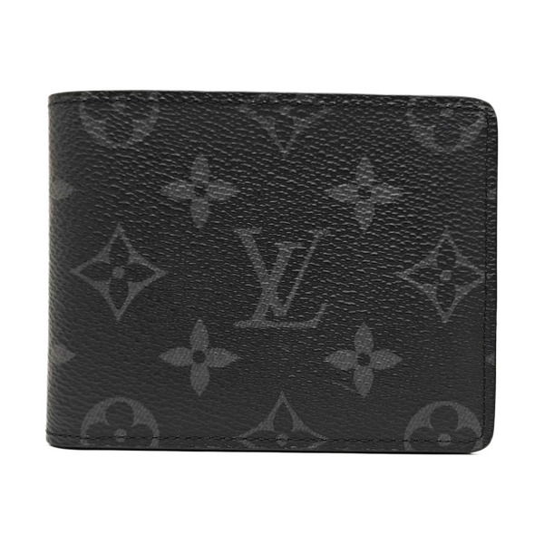 Monogram Coated Canvas Wallet Black