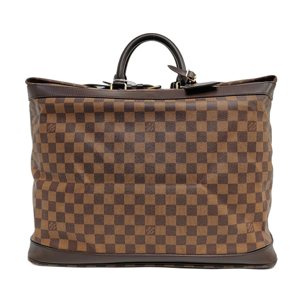 GRIMAUD Damier Ebene Coated Canvas Brown