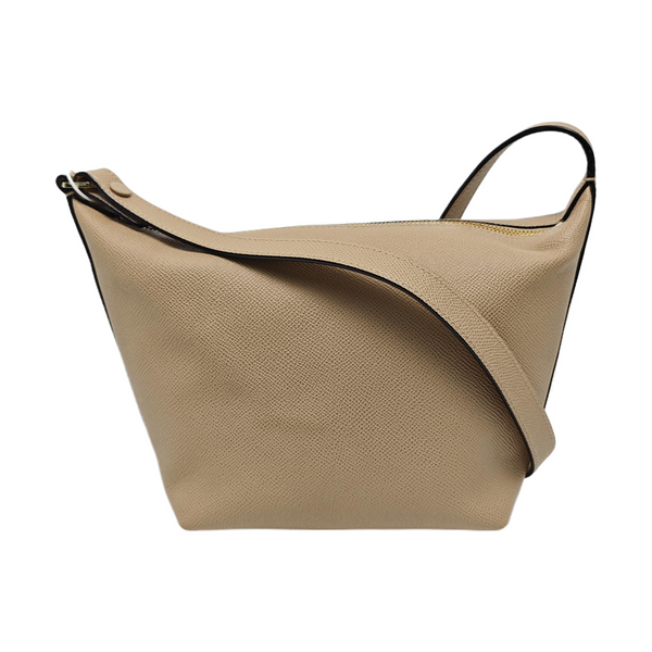Leather Shoulder Bag Beige