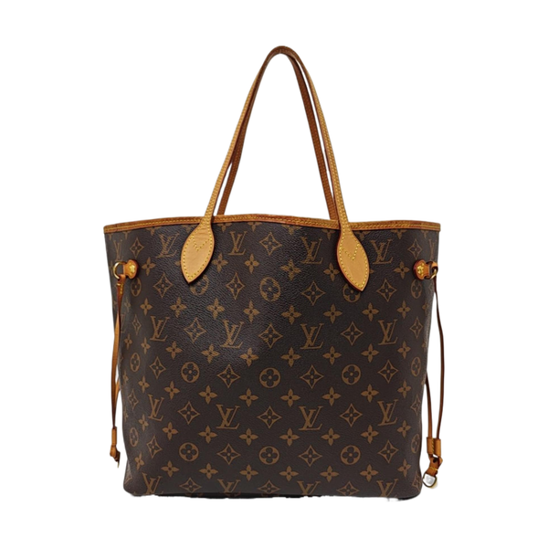 NEVERFULL MM Monogram Coated Canvas Brown