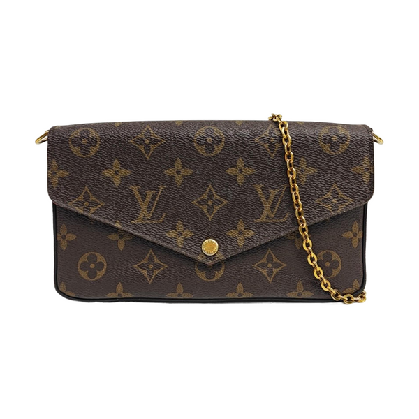 FÉLICIE Monogram Coated Canvas Brown