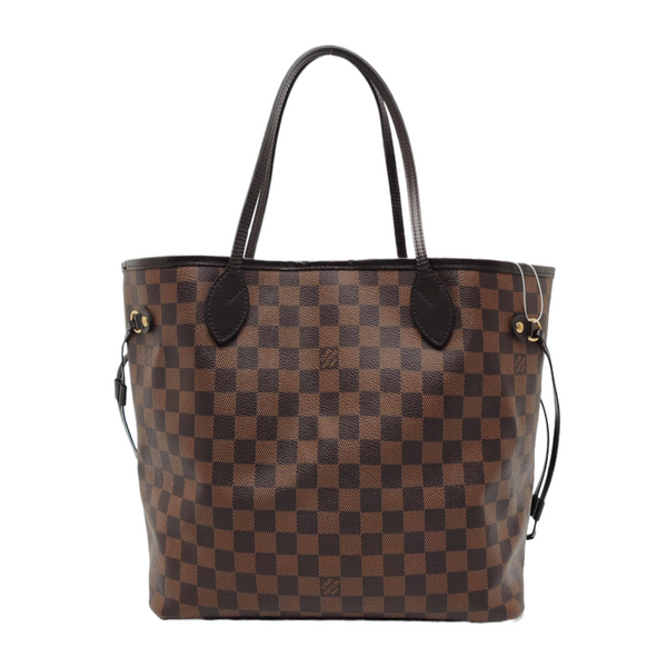 NEVERFULL MM Damier Ebene Coated Canvas Brown