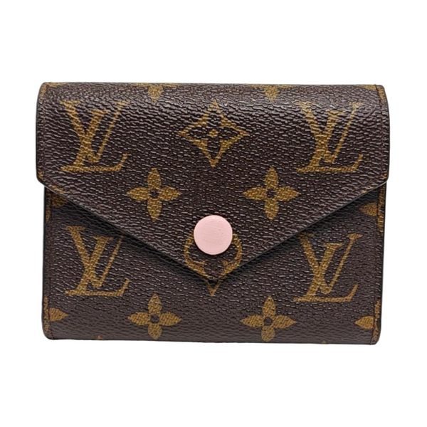 VICTORINE Monogram Coated Canvas Brown Wallet