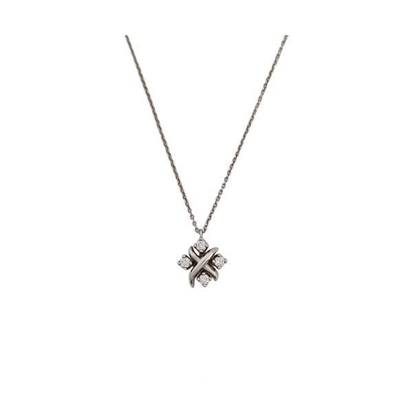 Tiffany & Co. Schlumberger Platinum 950 Silver Necklace
