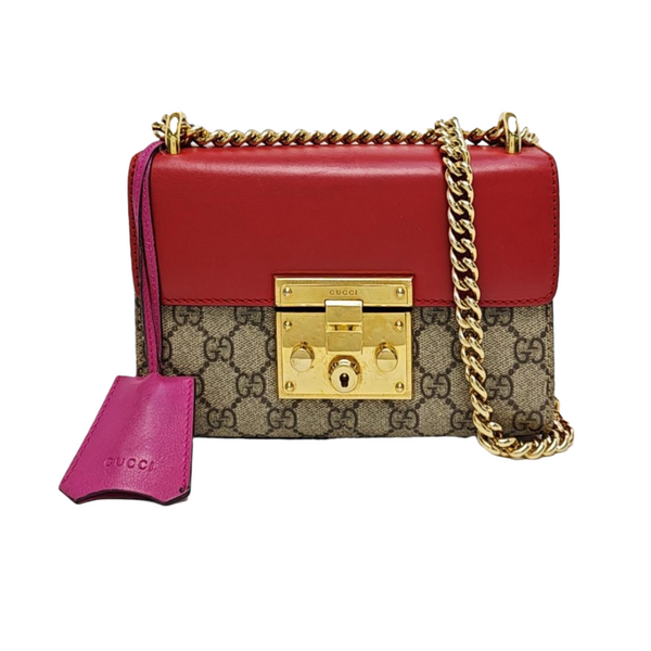 Padlock Small Monogram Coated Canvas Multicolor