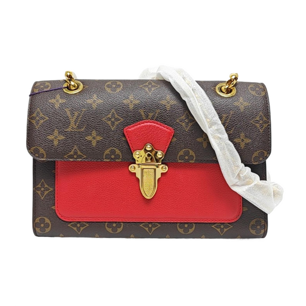 VICTOIRE Monogram Coated Canvas Brown