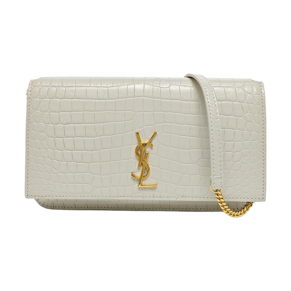 MONOGRAM Calfskin White