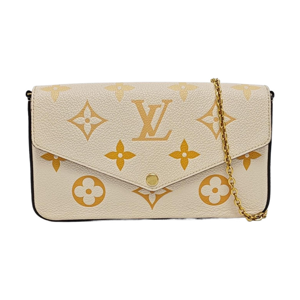 FÉLICIE Monogram Calfskin Yellow