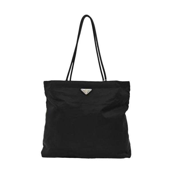 Nylon Shoulder Bag Black