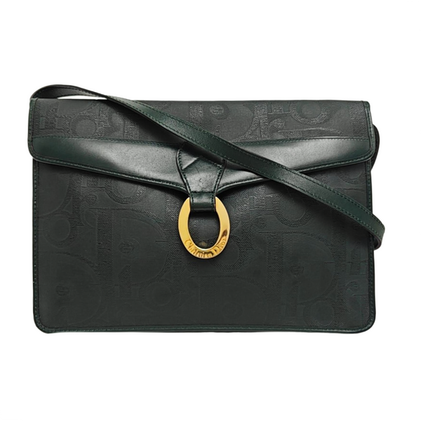 Special Material Shoulder Bag Green
