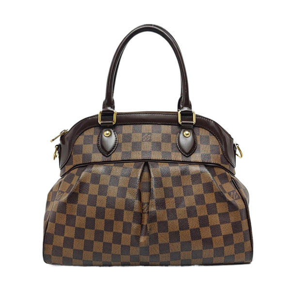 TREVI PM Damier Ebene Coated Canvas Brown