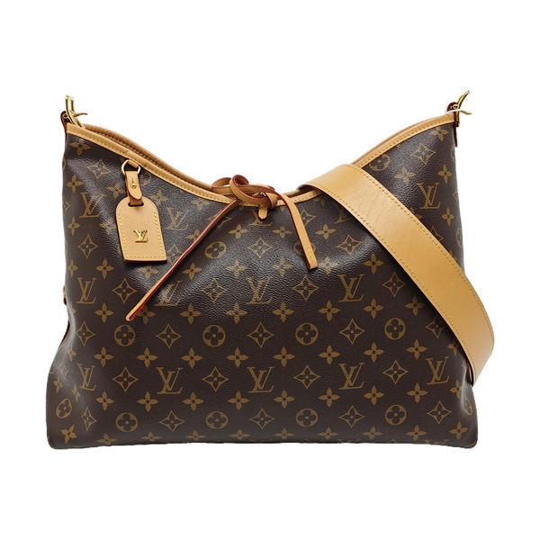CARRYALL MM Monogram Coated Canvas Brown