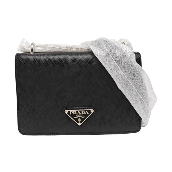Calfskin Shoulder Bag Black