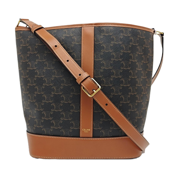 TRIOMPHE CANVAS Medium Coated Canvas Brown