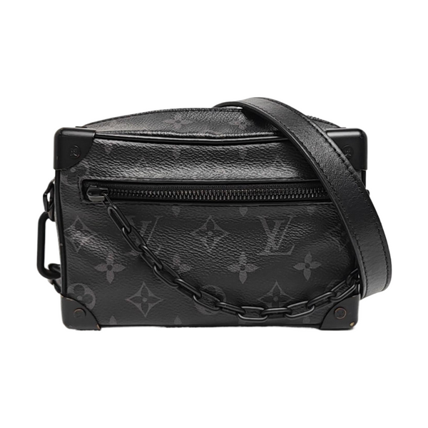 SOFT TRUNK Mini Monogram Coated Canvas Black