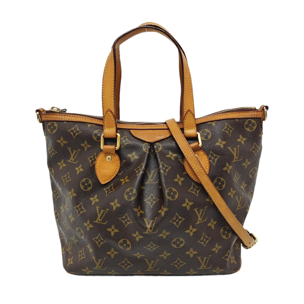 PALERMO PM Monogram Coated Canvas Brown