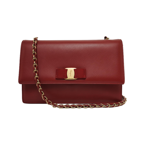 Ginny Calfskin Red