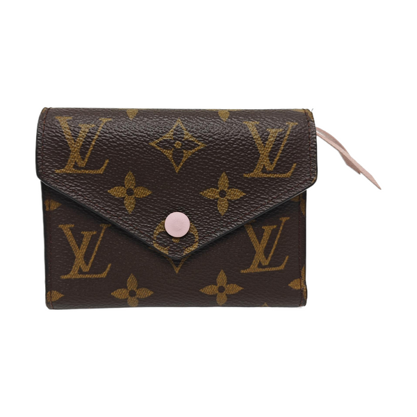 VICTORINE Monogram Coated Canvas Brown Wallet