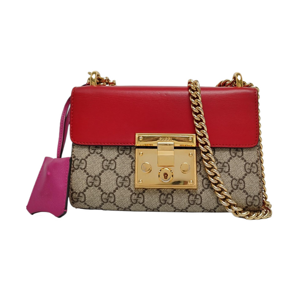 Padlock Small Monogram Coated Canvas Multicolor