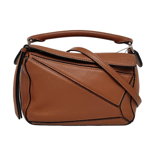 Puzzle Mini Calfskin Brown