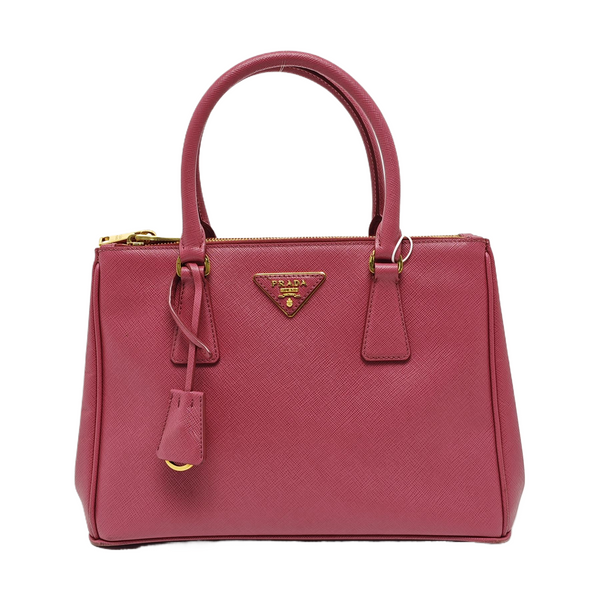 Galleria Medium Saffiano Calfskin Red