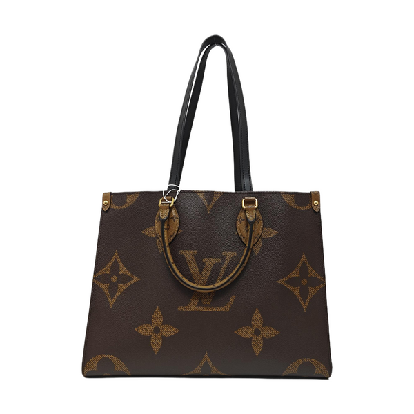 ONTHEGO MM Monogram Coated Canvas Brown