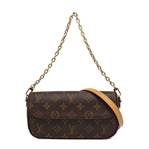IVY Monogram Coated Canvas Brown