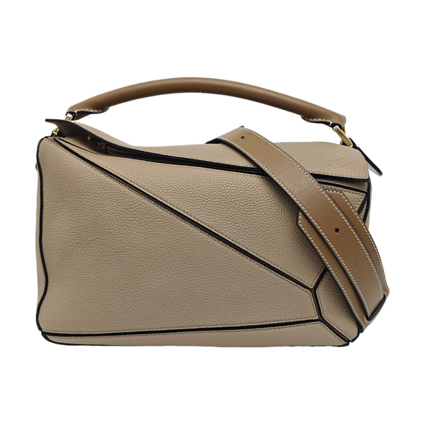 Puzzle Medium Calfskin Gray