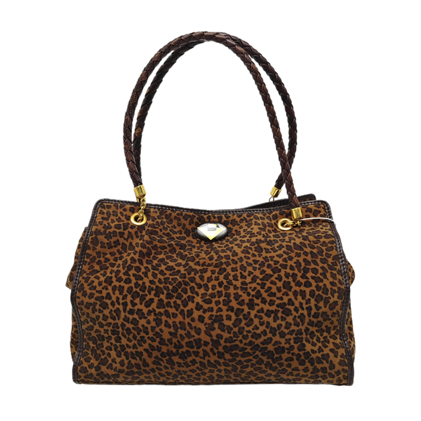 Fabric Tote Bag Brown