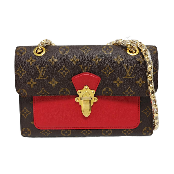 VICTOIRE Monogram Coated Canvas Brown