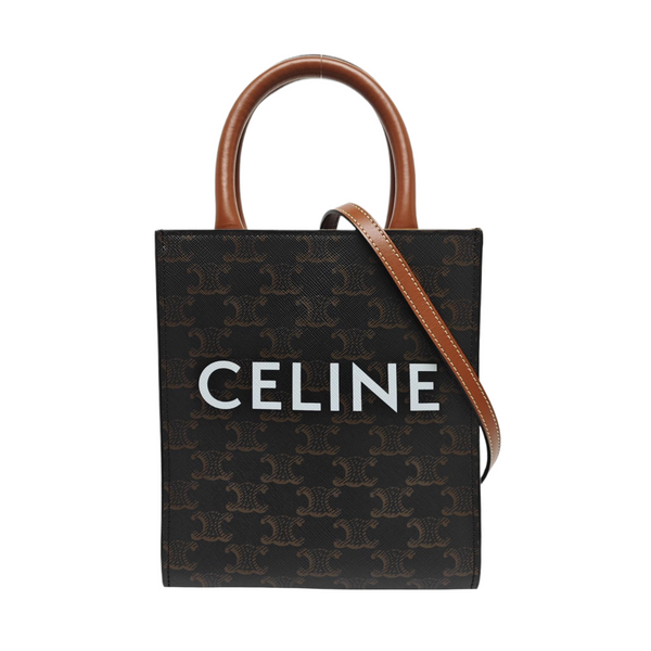 CABAS CELINE Mini Coated Canvas Brown