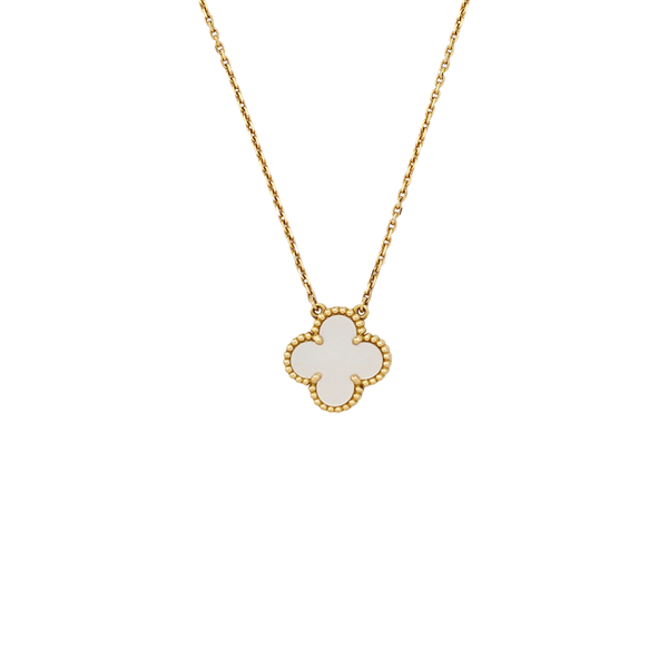Vintage Alhambra 18k Gold Necklace