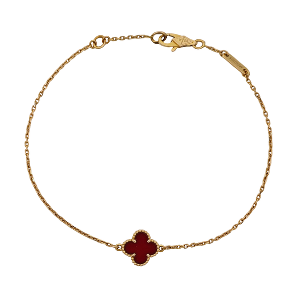 Sweet Alhambra 18k Rose Gold Bracelet