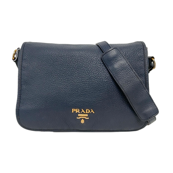 Calfskin Shoulder Bag Blue
