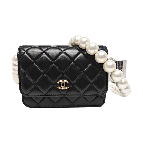 WOC Quilted Calfskin Black
